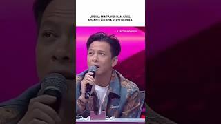 Momen dadakkan begini yang bikin selalu seru  #judikaentertainment #judika #arielnoah