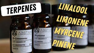 Linalool Limonene Beta-caryophyllene and Myrcene.  What are Terpenes?