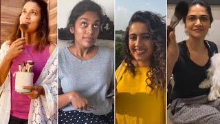 Mega Family Ladies Makeup Challenge  Niharika  Sneha Reddy  Srija  Sushmitha  Manastars