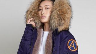 WOMENS ARCTIC ARMY NEW PARKA - NAVYNATURAL