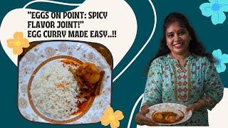 Eggs on Point Spicy Flavor Joint . Tasty Egg Curry with English subtitles