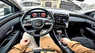 2023 Hyundai Tucson STYLE  1.6 T-GDi 48v. Mild-Hybrid 4WD  POV Test Drive  Fuel consumption