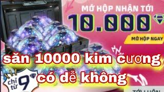 Free fire Test Tỉ Lệ Mở Hộp Săn 10000 Kim Cương - Mở Hộp Free Fire