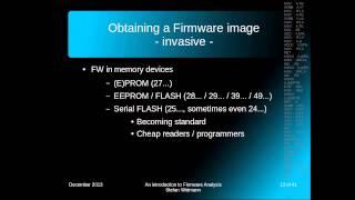 30C3 An introduction to Firmware Analysis EN