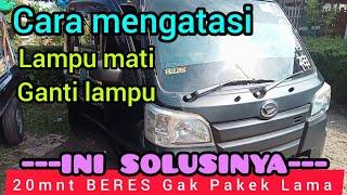 cara ganti lampu depan mobil