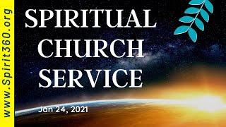 Live  Spiritualist but not Religious Church Service  Sunday @400 PM Pacific