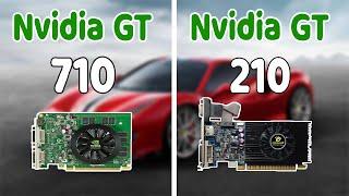 Nvidia GT 710 Vs GT 210 GTA V Benchmark