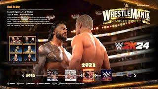 WWE 2K24 Showcase Mode - COMPLETE SHOWCASE FULL WALKTHROUGH