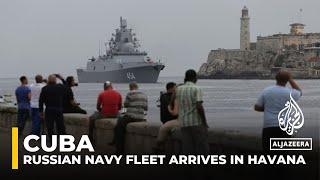 Russian navy fleet including frigate nuclear-powered sub arrives in Cuba