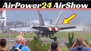 AirPower24 AirShow Austria 2024 Zeltweg Flughafen - Day 1 DonnerstagThursday - F-35 F-18 etc