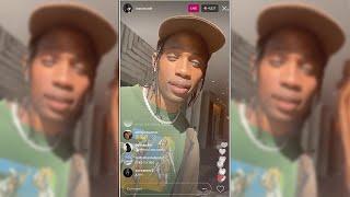 Shes fake Travis Scott finally reveals why he broke up with Kylie Jenner IG Live Video