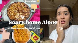 Scary home Alone   Vlogmas 41
