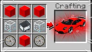 How to Craft the FASTEST Car in Minecraft