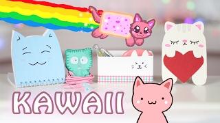 DIY KAWAII  КАВАЙНЫЕ КОТИКИ  ШКОЛЬНЫЕ ПРИНАДЛЕЖНОСТИ ОРГАНАЙЗЕРЫ  Back to school  Afinka