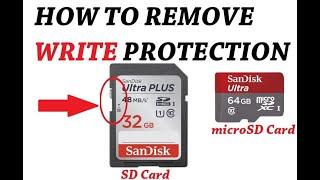 Ultimate method to Remove Write Protection from SD Card