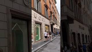 The MOST Expensive Shopping Street in Rome