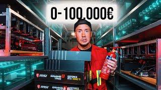 Die 0-100.000€ Bitcoin Etherium Mining Challenge 