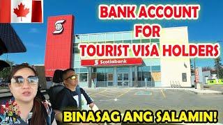 OPENING OF BANK ACCOUNT FOR TOURIST VISA HOLDERS IN CANADA  BUHAY CANADA
