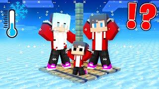 Maizen Family ICE RAFT SURVIVAL in Minecraft - Parody StoryJJ and Mikey TV