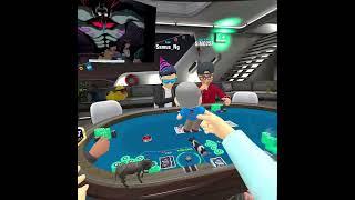 Watching Anime while playing Poker in VR #anime #poker #vr #vegasinfinite #meta #apple