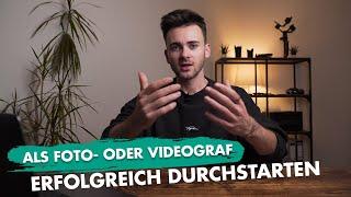 So startest du ERFOLGREICH als Foto- oder Videograf IN DIE SELBSTSTÄNDIGKEIT