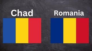 Did Romania Copy The Flag of Chad?