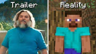 Minecraft Movie  Trailer vs Reality