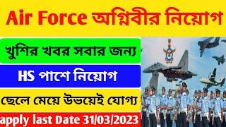 Airforce new vacancy 2023 Airforce new vacancy Agniveer air force 2023