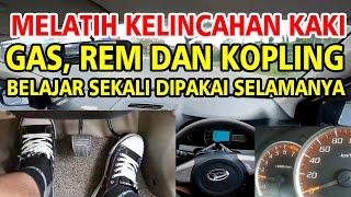 CARA MENGKOMBINASIKAN GAS REM DAN KOPLING BELAJAR MOBIL MANUAL