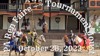 Pennsylvania Renaissance Faire 2023--Tournament Joust