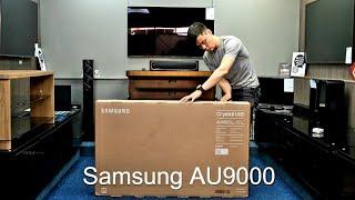 Samsung AU9000 2021 Crystal UHD Unboxing Setup and 4K HDR Demos