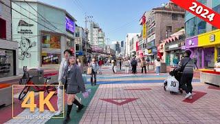 Hongdae Seoul  South Korea  홍대 서울  Street Walk 【1 HOUR】 City Tour  Virtual Walking 2024