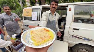 Sanjay Bhai Selling Live Dhokla from his Van  Indian Street Food