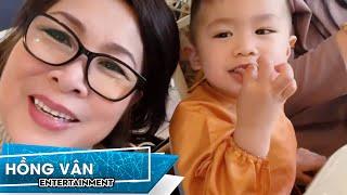 Hồng Vân cùng cháu Ngoại đi ăn ở nhà hàng Việt Nam   Hồng Vân Vlog