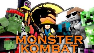Monster School  MORTAL KOMBAT CHALLENGE - Minecraft Animation