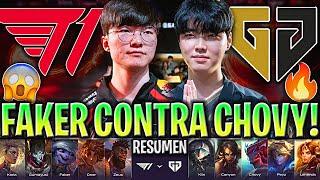 FAKER SE ENFRENTA A CHOVY EN LA LCK *DUELO ÉPICO*  T1 vs GEN Resumen Completo LCK Summer 2024 W1D5