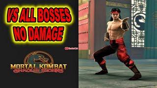 Liu Kang Vs All Bosses No Damage - Mortal Kombat Shaolin Monks Difficulty Hard