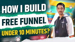 How I Build Funnel for FREE under 10 Minutes  Full Tutorial