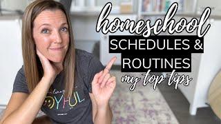 *CHATTY* HOMESCHOOL SCHEDULES + ROUTINES  MY THOUGHTS & TIPS FOR NEW HOMESCHOOL MOMS