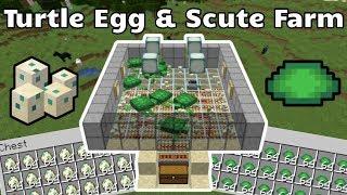 EASY Turtle Egg and Scute Farm Minecraft Java 1.13-1.15+