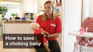 Baby First Aid How to save a choking baby