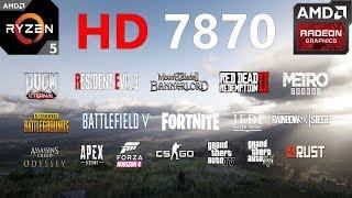 HD 7870 Test in 17 Games