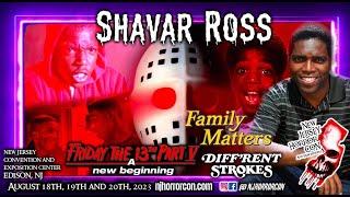 Shavar Ross @ NJ Horror Con August 2023