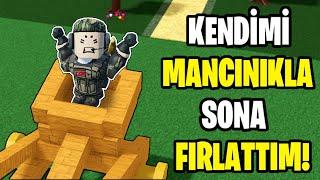 MANCINIK İLE KENDİMİ SONA FIRLATTIM  Roblox Gemi Yapma Oyunu  Build A Boat