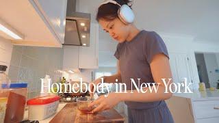 Homebody in New York  Chaotic week of home DIY projects body image cooking living room revamp