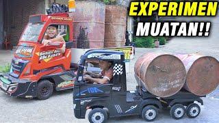 DIMAS COBA MUATAN TRUK HANIN EXPERIMAN MUATAN TRUK MODIF VS STANDAR..