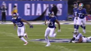 Giants Pick Off Prescott & Odell Beckham Jr.s Blazing Fast 61-Yard TD  NFL Week 14 Highlights