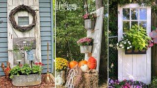 34+ Creative Ways to Use Old Doors as Outdoor Decorations  DIY Gardening