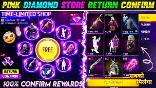 6th ANNIVERSARY PINK DIAMOND STORE CONFIRM  FF NEW EVENT  FREE FIRE NEW EVENT  FF NEW EVENT TODAY