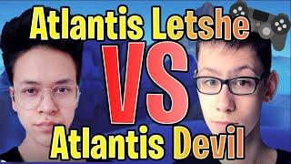 Atlantis Letshe VS Atlantis Devil - Controller VS M KB 1v1 creative Fortnite Battle Royale